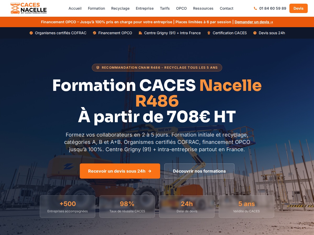 CACES Nacelle R486